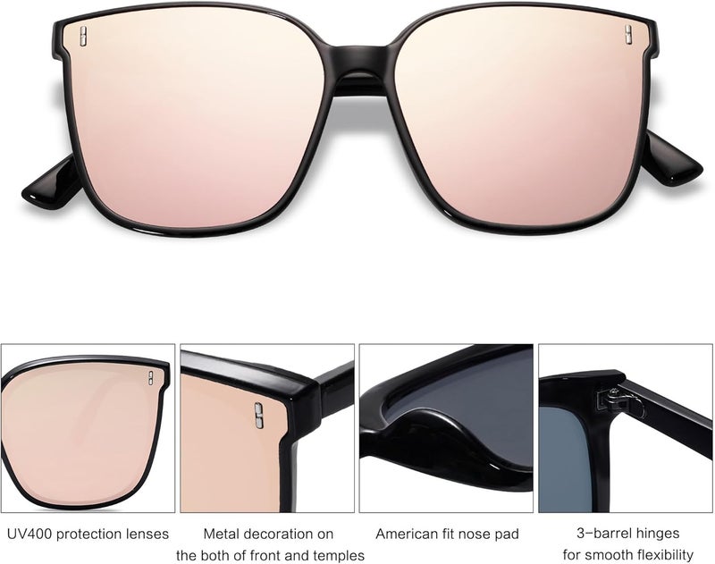 Sojos Sunglasses for Women Men Vintage Style Shades SJ2157 - Image 4